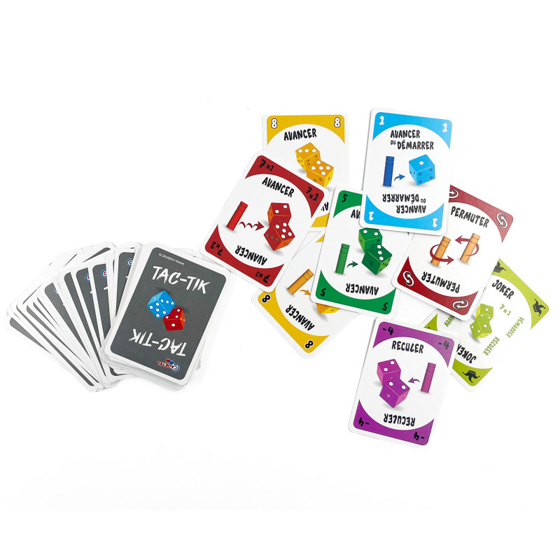 JEU DE CARTES POUR TAC-TIK ou TOCK