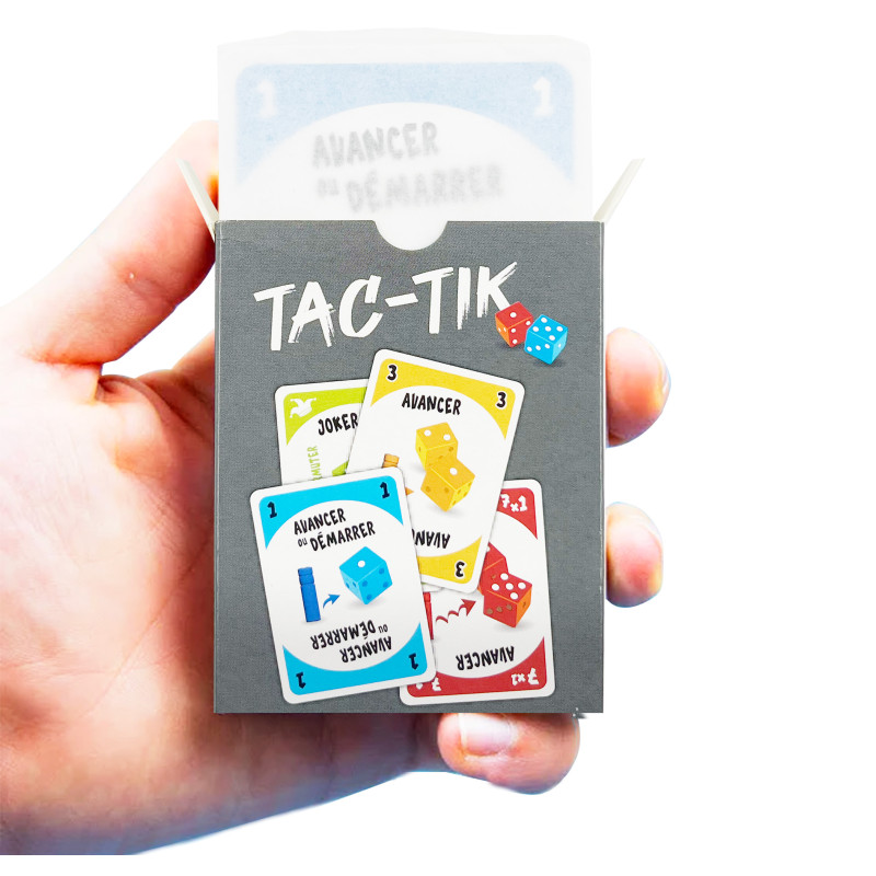 JEU DE CARTES POUR TAC-TIK ou TOCK