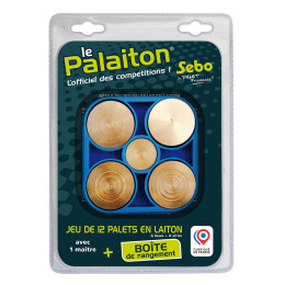 JEU DE PALETS EN LAITON SOUS BLISTER