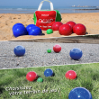 JEU DE 8 BOULES RESINE Diam. 80 mm